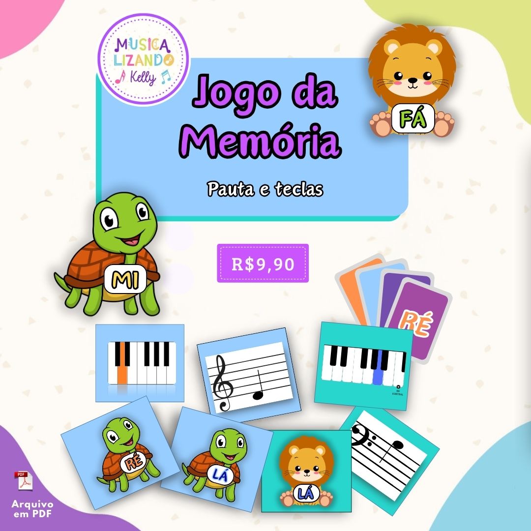 Jogo da Memória Pauta e Teclas  PDF