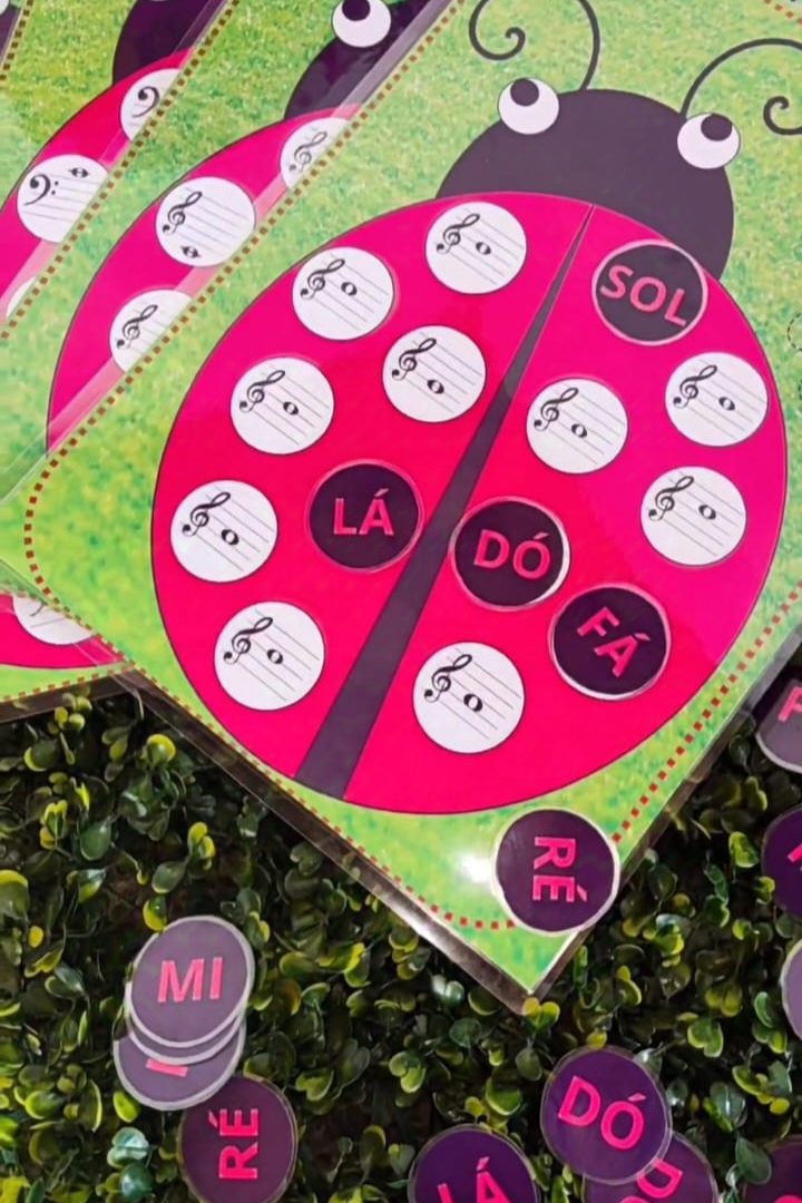 Joaninha Notas Musicais FÍSICO