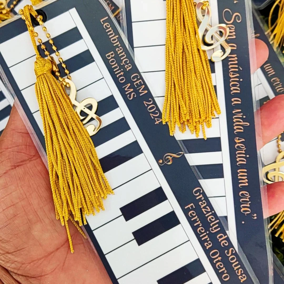 Kit 10 Marca página personalizado FÍSICO