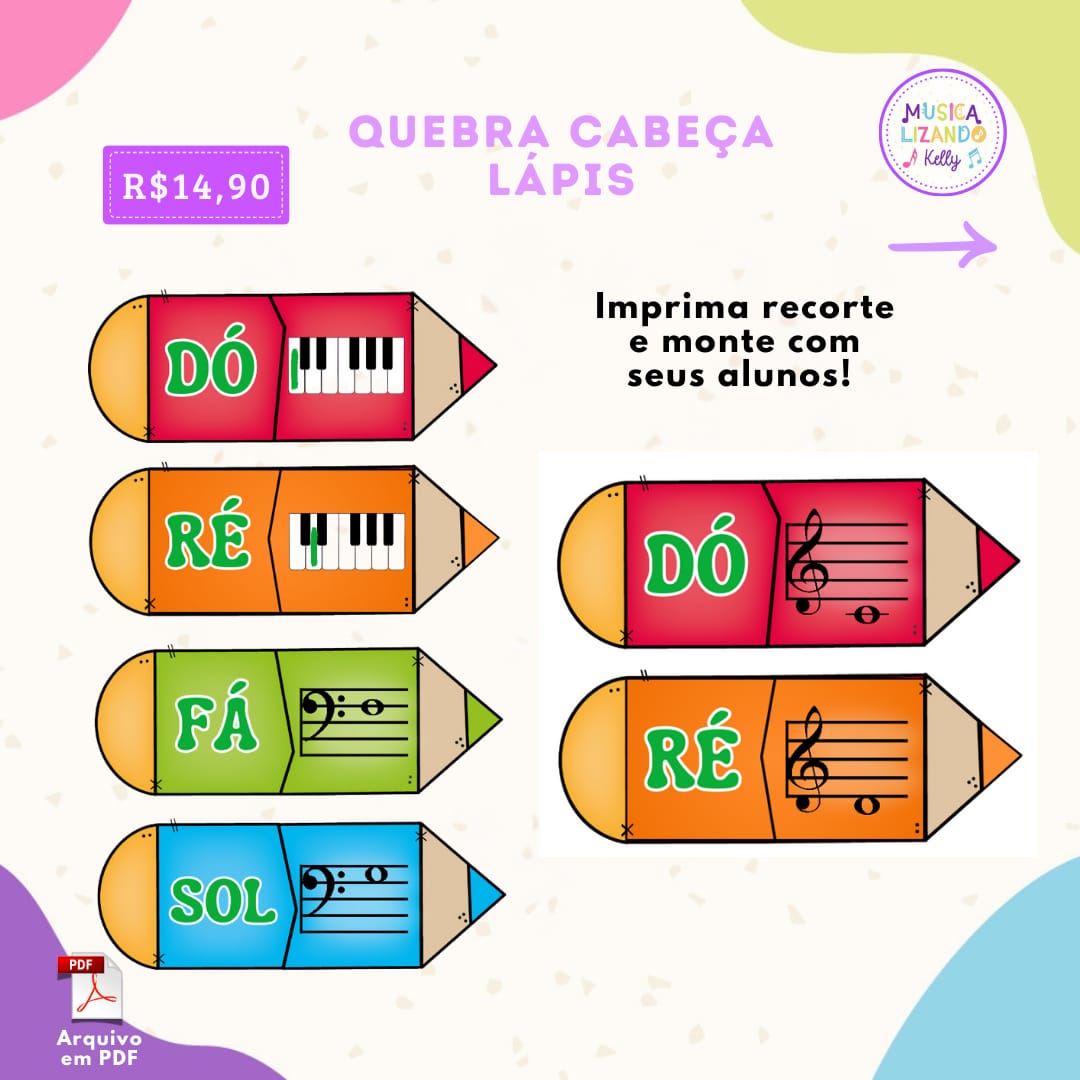 Quebra Cabeça Lápis