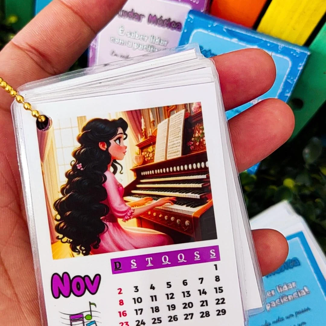 Chaveiro calendário PDF