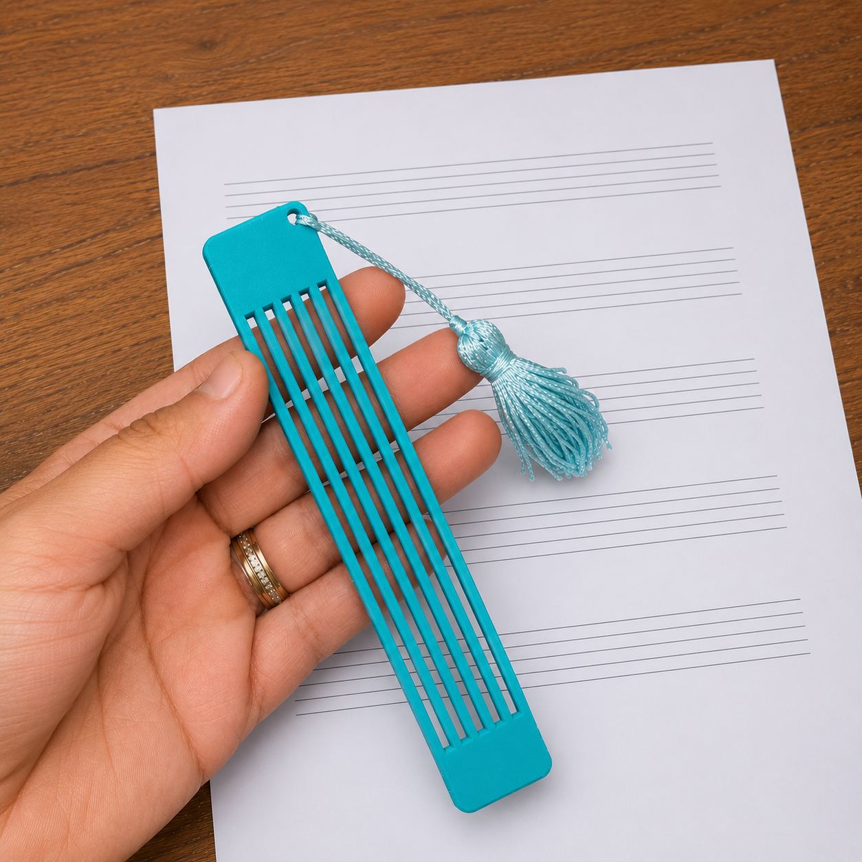 Marca Páginas Pauta Musical ( Combo 5 unidades) - Imagem 6