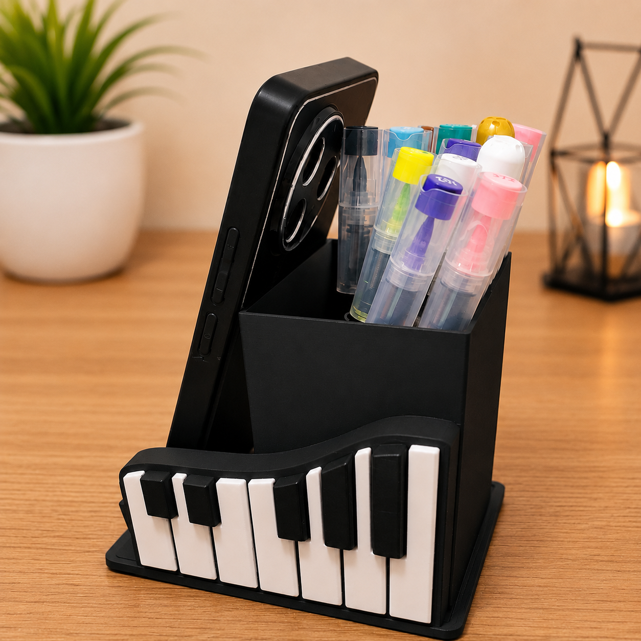 Suporte Teclas + Porta Lápis - Imagem 2