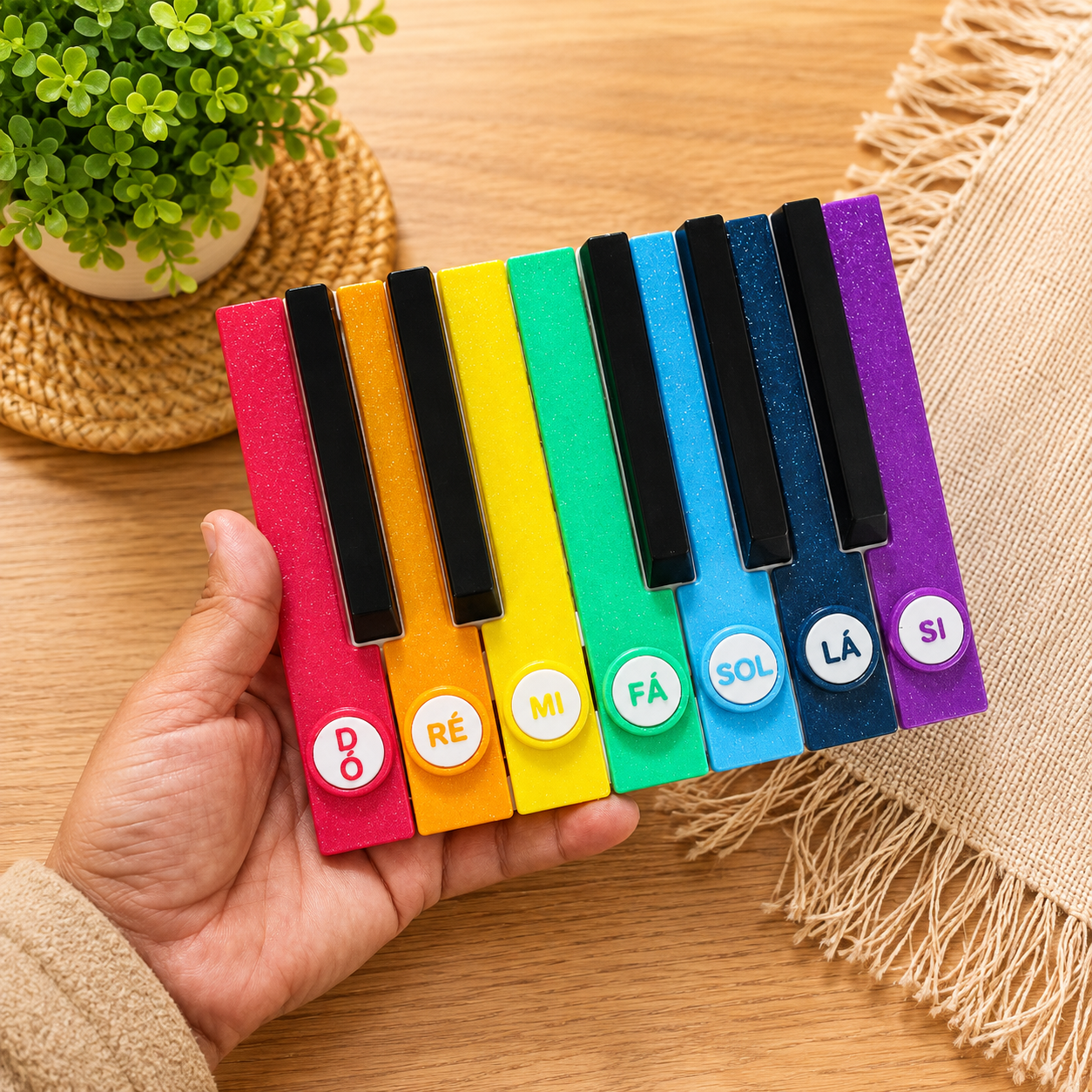 Piano Magnético Colorido 3D - Imagem 2