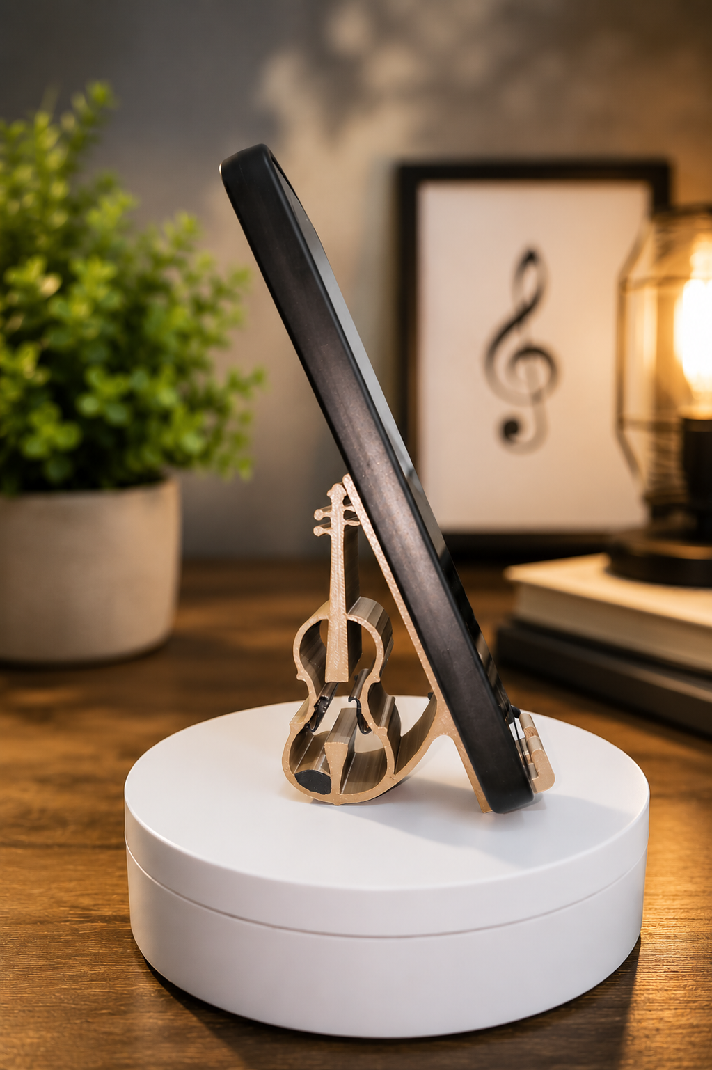 Suporte para celular Violino 3D - Imagem 8