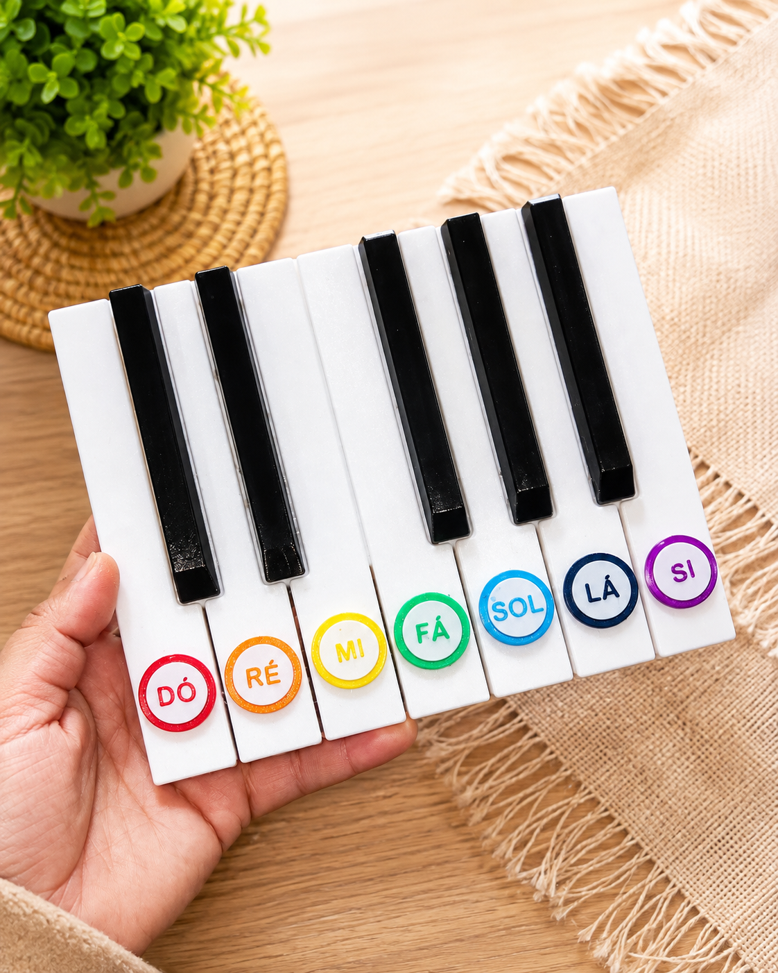 Piano Magnético Branco 3D